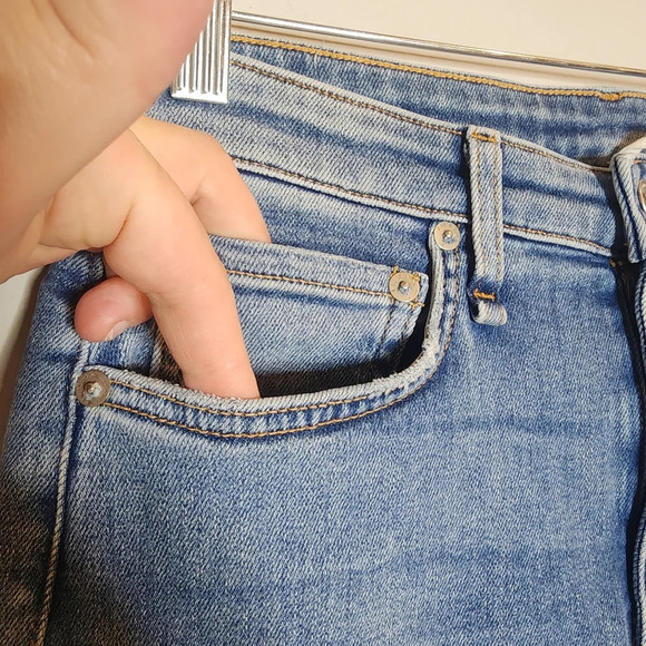 Rag & Bone Nina Tulsa Highrise Skinny Medium Wash Jeans size 29 stretch - Picture 15 of 16